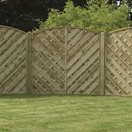 Image result for Arched Wood Fence Panels
