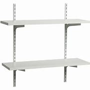Image result for Lowe's Shelving Boards White