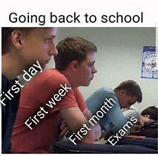 Image result for Back to School College Memes