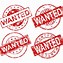 Image result for Wanted Vector Backround