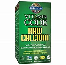 Image result for Garden Of Life Vitamin Code Raw Calcium - 120 Vegetarian Capsules