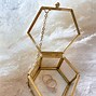 Image result for Personalized Vintage Glass Jewelry Box With Custom Poem