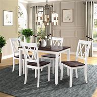 Image result for White Wood Dining Room Chairs