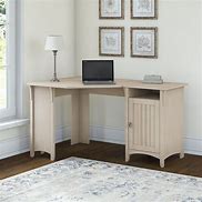 Image result for Small Corner Desk with Storage Wood