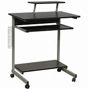 Image result for Small Computer Desk On Wheels