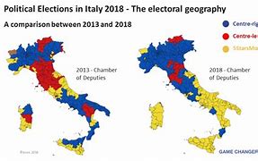 Image result for Italy Election Map