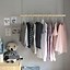 Image result for Hanging Clothes Rack From Ceiling