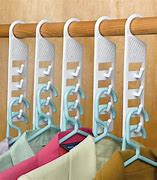 Image result for Space Saver Hangers for Small Closets