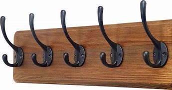 Image result for Wall Mounted Clothes Hanging Rack