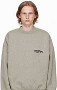 Image result for Essentials Black Crewneck Sweatshirt