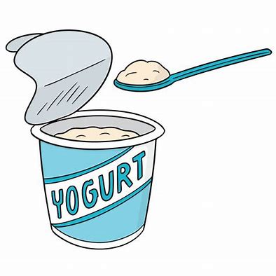 Image result for yoghurt clipart