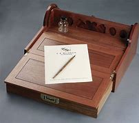 Image result for Portable Wood Writing Desk