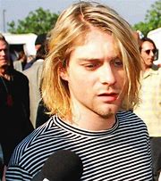 Image result for Kurt Cobain Long Hair