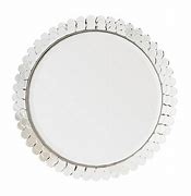Image result for Turin Silver 34 1/2" Round Scalloped Edge Wall Mirror