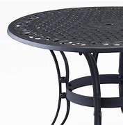 Image result for Black Outdoor Dining Table