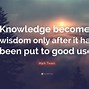 Image result for Knowledge and Wisdom