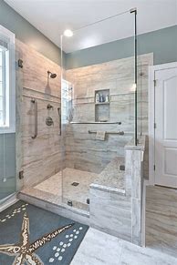 Image result for Bathroom Designs with Walk-In Shower