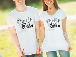 Image result for Couple T-Shirt Mockup