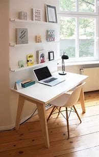 Image result for Decorating a Small Desk Ideas