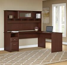 Image result for 72 L-shaped Desk with Hutch