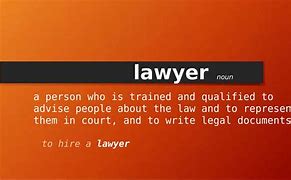 Image result for Lawyer Definition