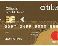 Image result for Citibank ATM Card