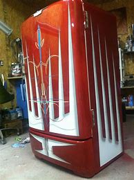 Image result for Custom Painted Vintage Refrigerator