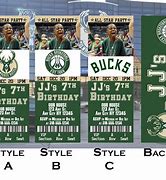 Image result for Milwaukee Bucks Ticket Image