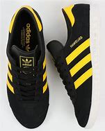 Image result for Black and Yellow Adidas Sneakers