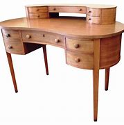 Image result for Blue Writing Desk with Drawers