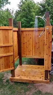 Image result for Outdoor Shower Plans Simple