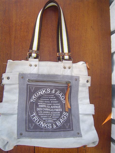 Vintage Louis Vuitton Globe Shopper Knock off Canvas Tote Bag   Etsy