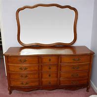 Image result for Vintage Mirrored Dresser