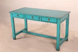 Image result for Turquoise Desk