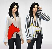 Image result for Sims 4 Oversized Shirt