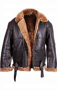 Image result for Men Sheepskin Leather Bomber Jacket