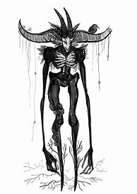 Image result for Medieval Line Art of Demons