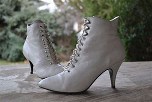 Image result for Vintage Lace Up Ankle Boots