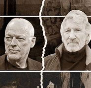Image result for David Gilmour and Roger Waters Free Concert Sinking Stage