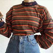 Image result for Vintage Striped Sweater