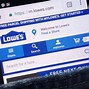 Image result for Lowe's Web Page