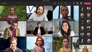 Image result for Virtual Meeting Conference with Avatars