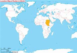 Image result for Sudan World Map