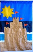 Image result for Free Clipart sand castle flags