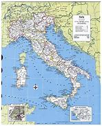 Image result for Detailed Map Italy in English
