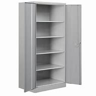 Image result for Metal Storage Cabinets with Shelves