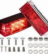 Image result for CZC AUTO 12V Submersible LED Trailer Tail Light Kit For Under 80 Inch Trailer Boat Utility Trailer Waterproof (Trailer Light Kit)