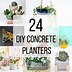 Image result for diy cement planter molds
