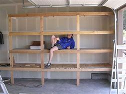 Image result for DIY Garage Storage Shelves