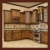 Image result for All Wood Kitchen Cabinets